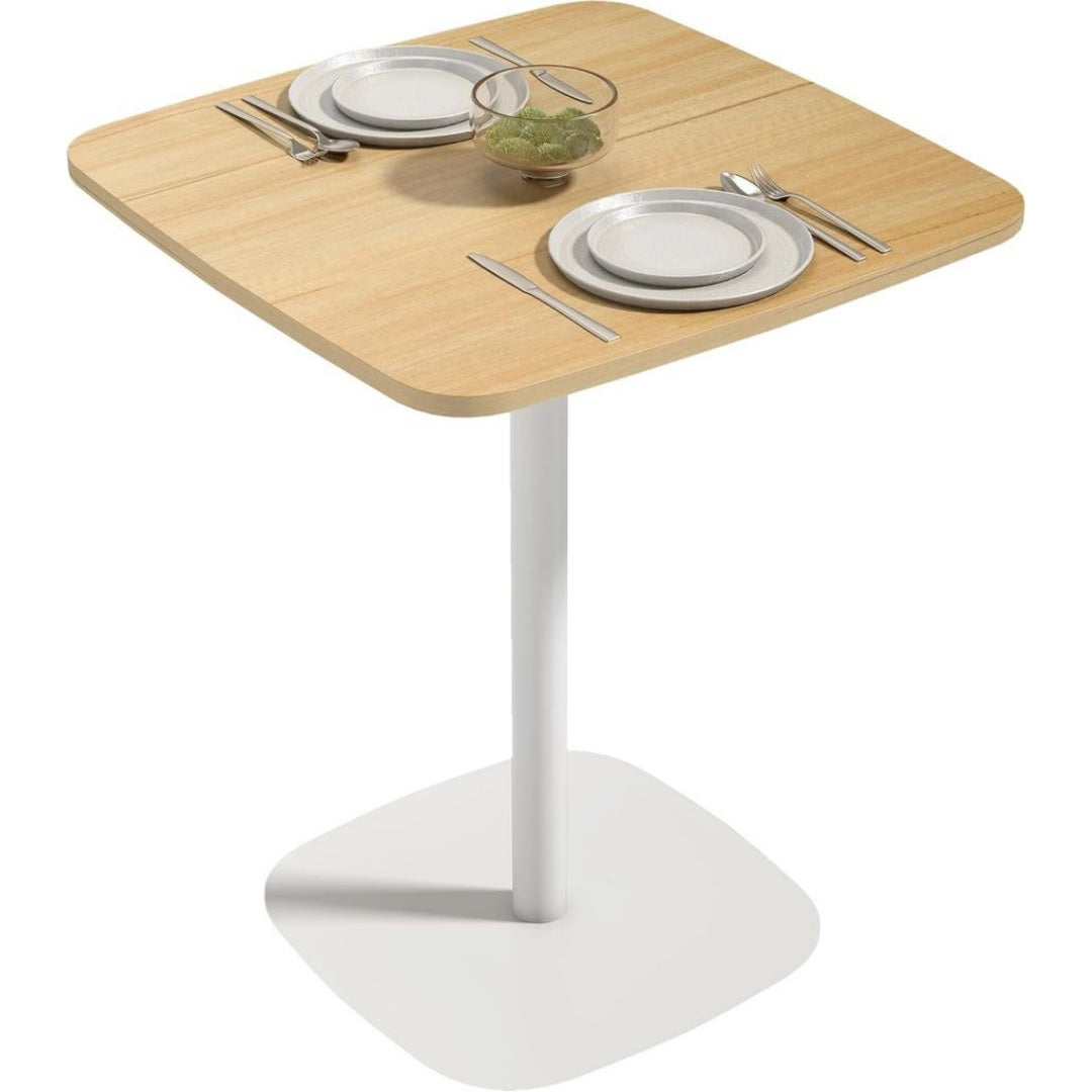 Table a Manger en Bois Massif, Finition Marron Cafe