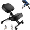Chaise de Bureau Ergonomique - Acier, Noir