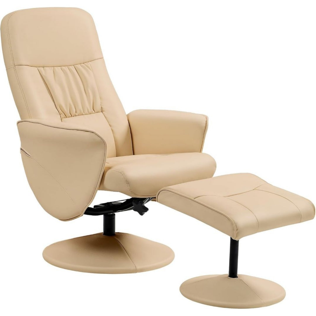 Fauteuil de Relaxation Inclinable au Style Naturel et Moderne