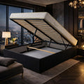 Lit Coffre avec Rangement au Design Intemporel et Fonctionnel