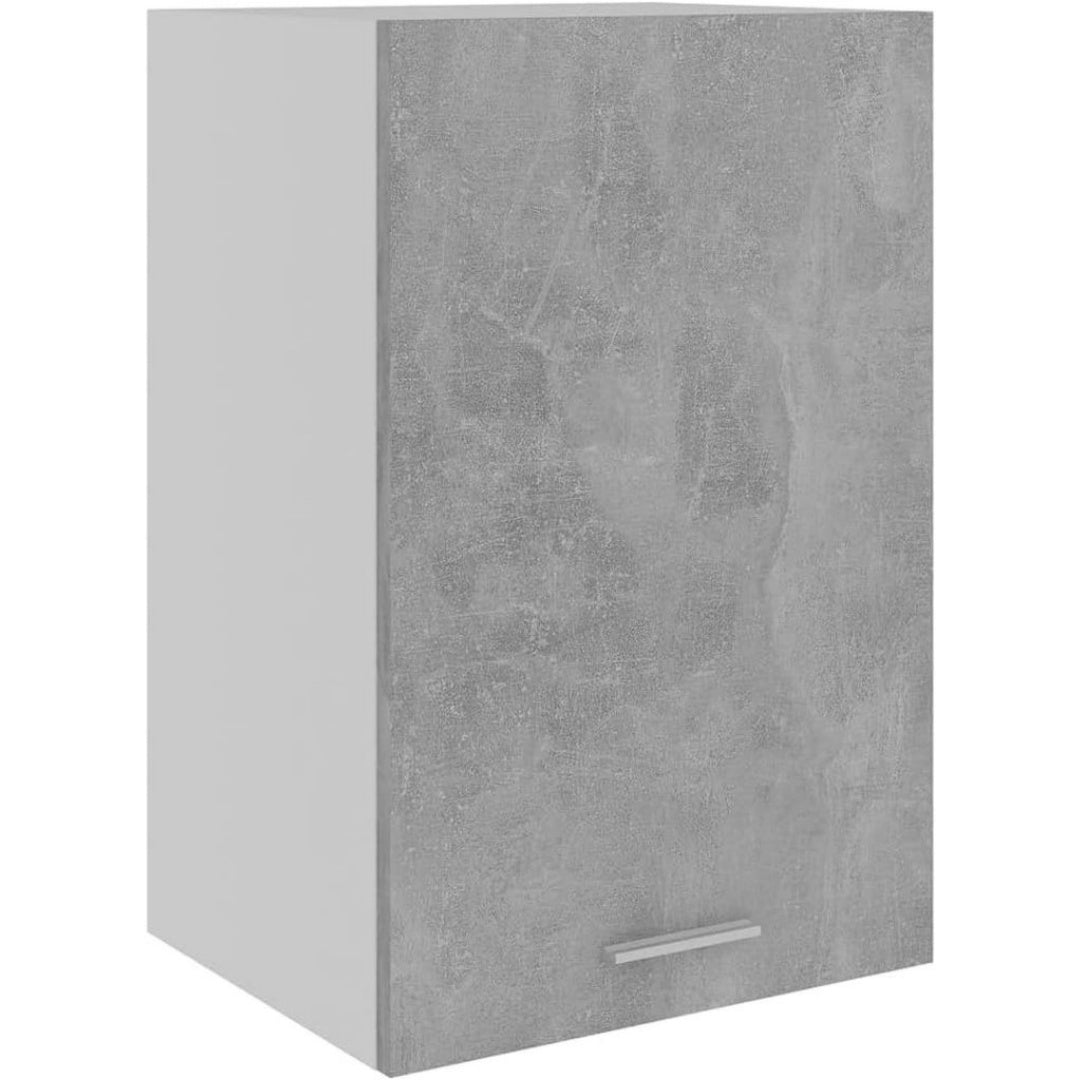 Armoire Suspendue Murale Gris en Bois d'Ingenierie