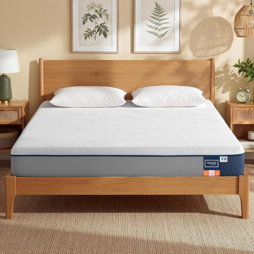 Matelas, 190 x 140 x 20 cm, Couleur Bleu
