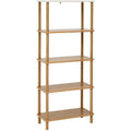 Meuble: Etagere 5 niveaux Come bois et effet marbre