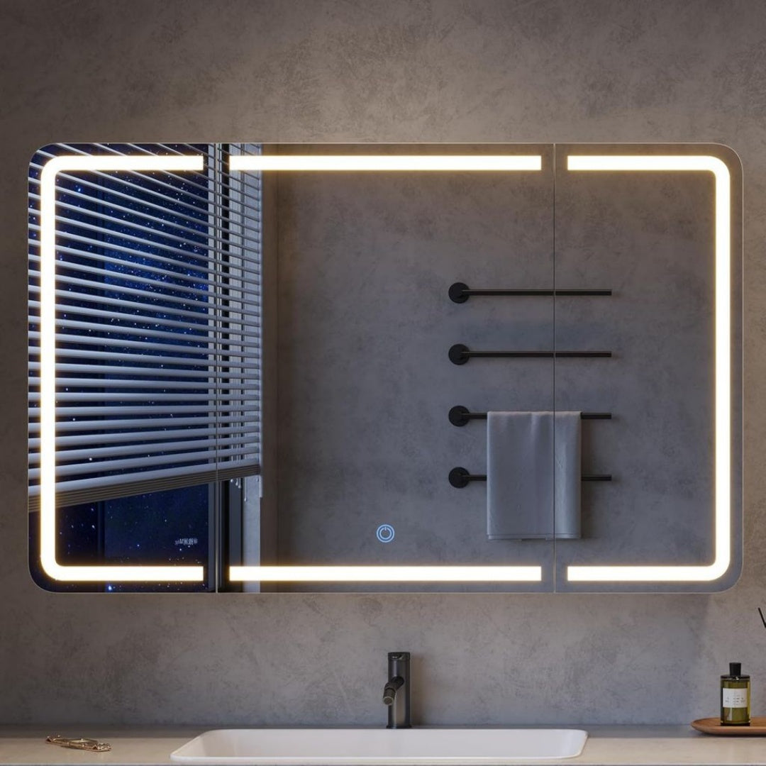 Meuble de Salle de Bain - MDF, Blanc