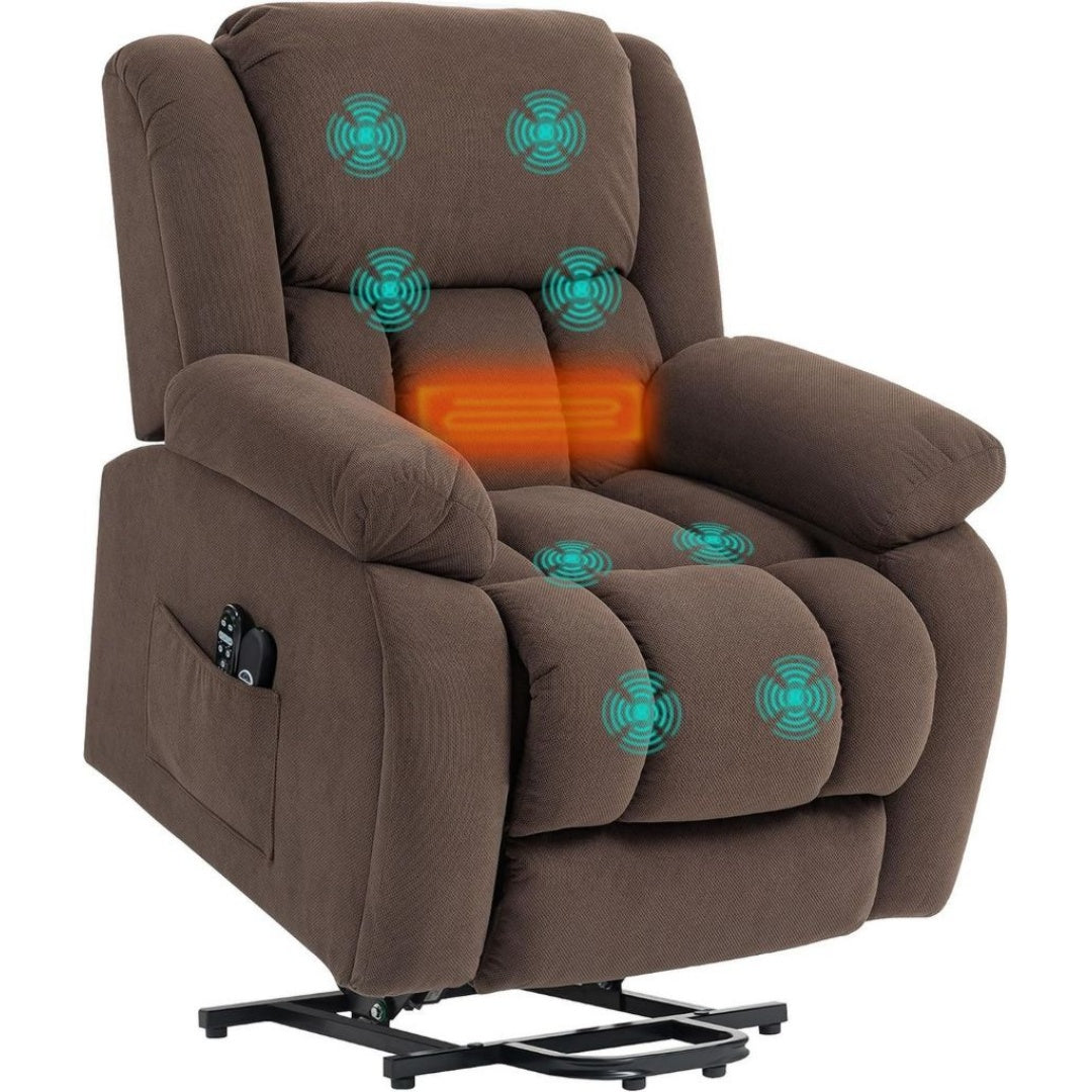 Fauteuil de Relaxation Inclinable en Velours, Format 89 x 99 x 103 cm