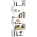 Bibliotheque en Forme de S au Design epure et Contemporain