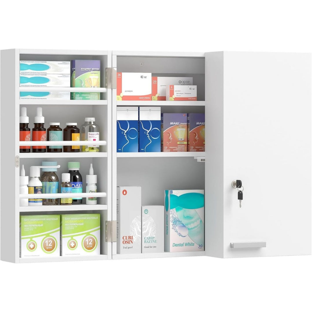 Armoire Suspendue Murale Format 30 x 18 x 50 cm, en Metal