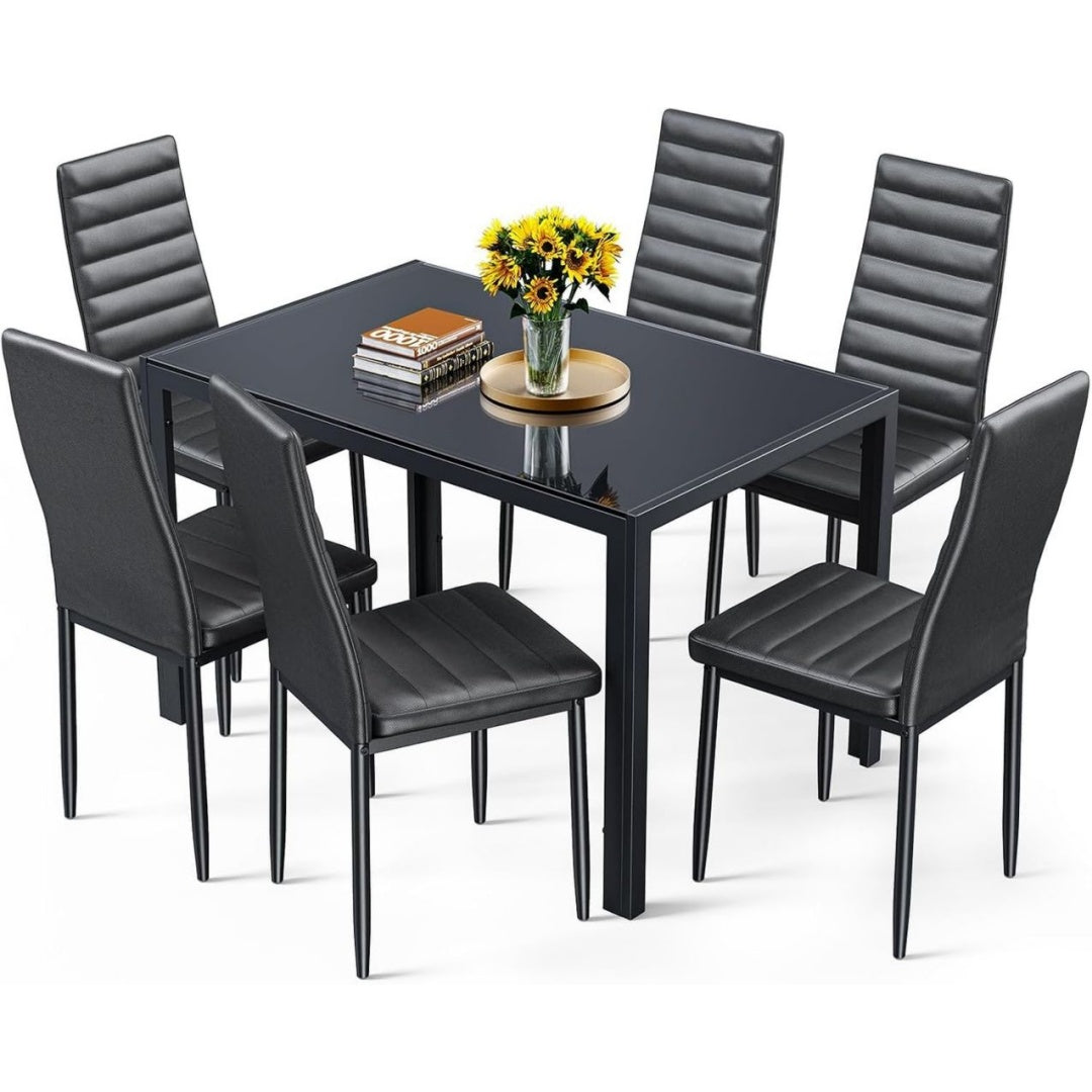 Table en Acier, Finition Noir