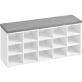 Panneau d'Agglomere Blanc, Meuble de Rangement Design Moderne